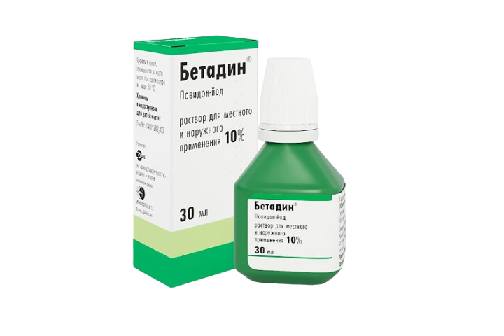 Бетадин 10% р-р д/местн и нар прим 30мл фл/кап