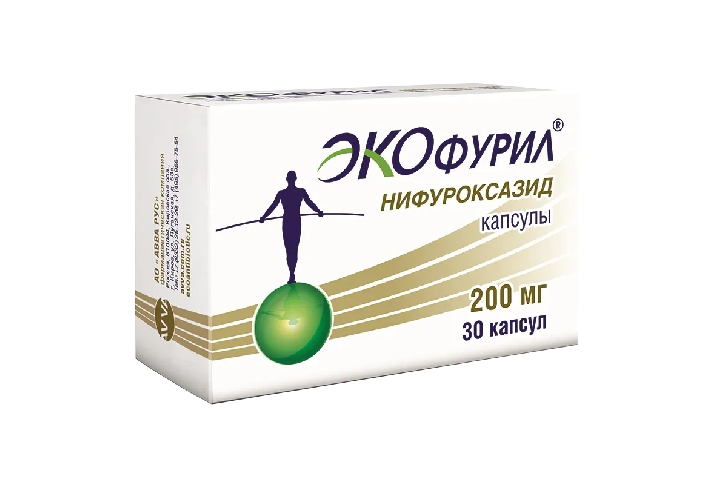 Экофурил 200мг капс №30