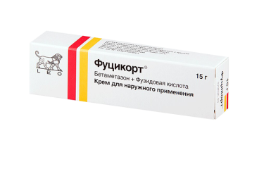 Фуцикорт крем д/нар прим 15г