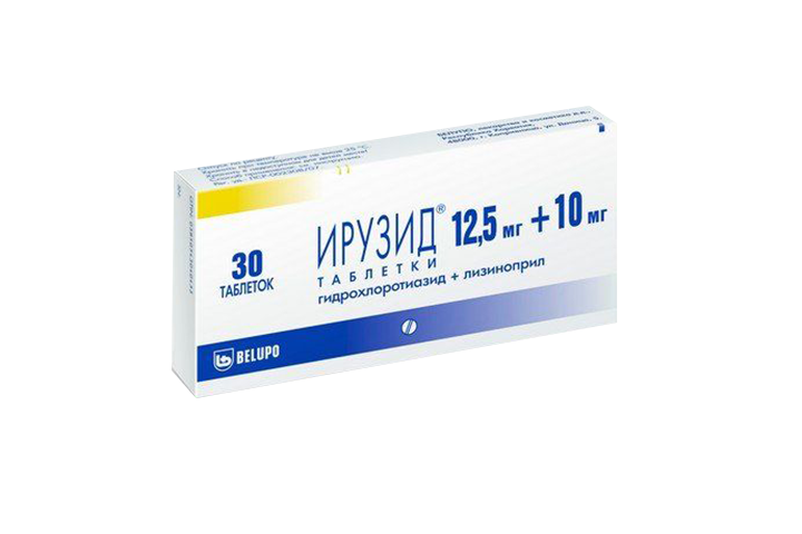 Ирузид 10мг+12,5мг табл №30