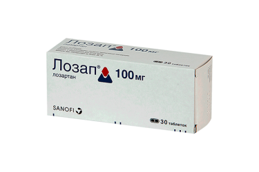 Лозап 100мг табл п/пл/о №30