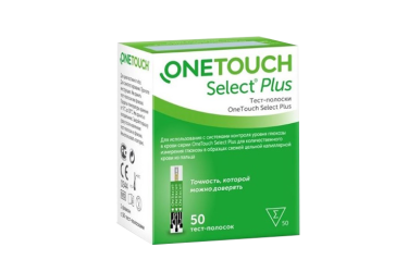 Тест-полоски One Touch Select Plus 50шт