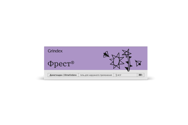 Фрест 1мг/г гель д/нар прим 30г