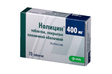 Нолицин 400мг табл п/пл/о №10