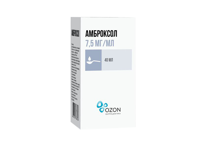 Амброксол 7,5мг/мл р-р д/пр внутрь и инг 40мл