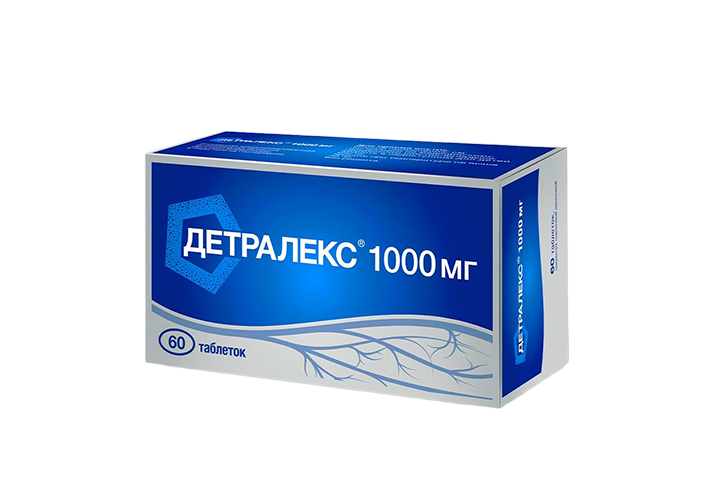 Детралекс 1г табл п/пл/о №60