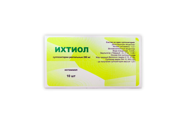 Ихтиол 200мг супп рект №10
