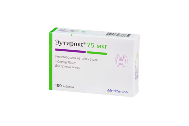 Эутирокс 75мкг табл №100