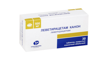Леветирацетам Канон 500мг табл п/пл/о №30