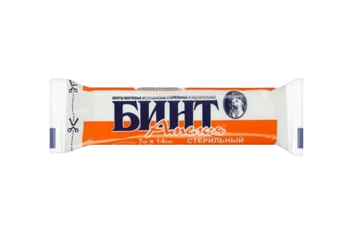 Бинт стер 7х14см инд/уп Амелия