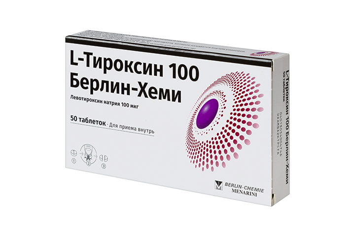 L-Тироксин 100 Берлин Хеми табл №50