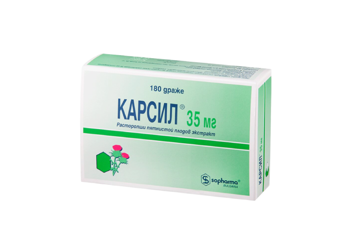 Карсил 35мг др №180