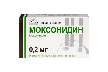 Моксонидин 0,2мг табл п/пл/о №60