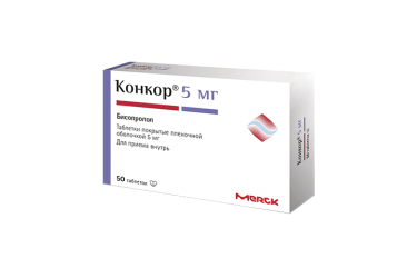 Конкор 5мг табл п/пл/о №50