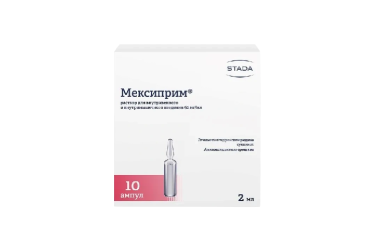 Мексиприм 50мг/мл р-р в/в в/м 2мл амп №10