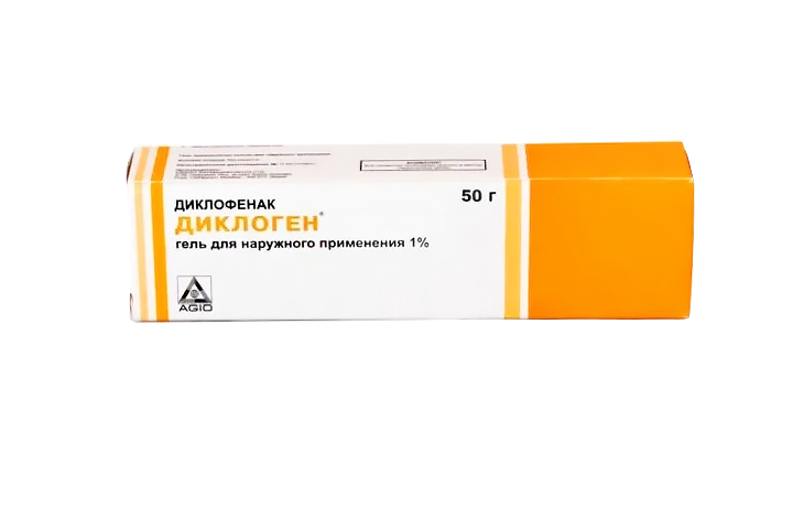 Диклоген 1% гель д/нар прим 50г