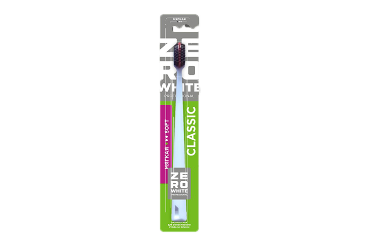 ZeroWhite Зубная щетка Classic Soft мягк 1шт