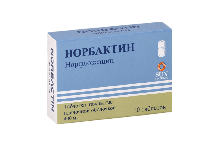 Норбактин 400мг табл п/пл/ №10