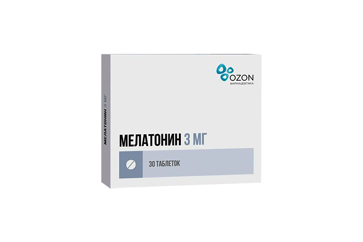 Мелатонин 3мг табл п/пл/о №30