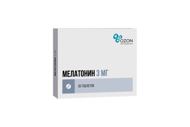 Мелатонин 3мг табл п/пл/о №30