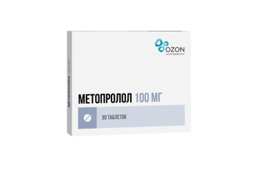 Метопролол 100мг табл №30