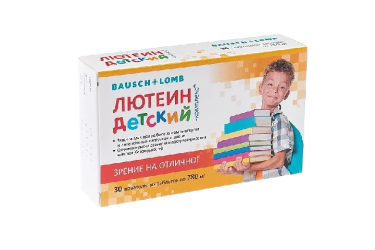 Лютеин Комплекс Детский 780мг табл жев №30