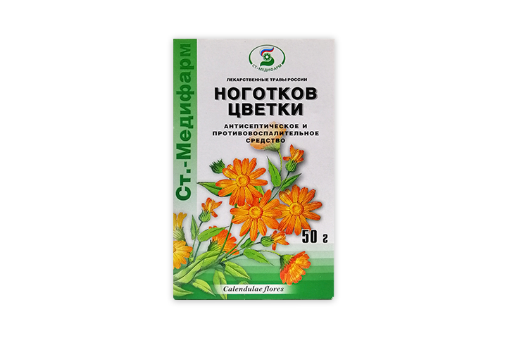 Ноготков цветки 50г БАД