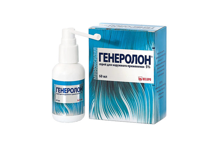 Генеролон 5% спрей д/нар прим 60мл