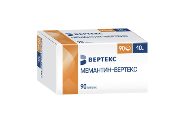 Мемантин-ВЕРТЕКС 10мг табл п/пл/о №90