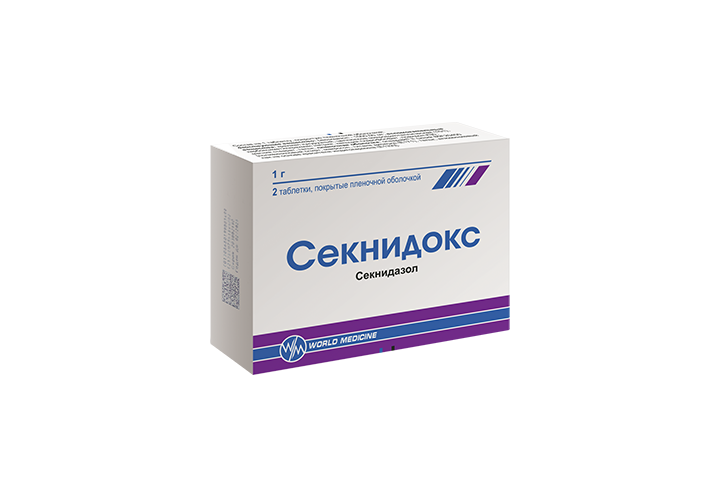 Секнидокс 1г табл п/пл/о №2