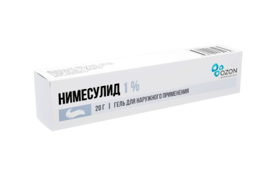 Нимесулид 1% гель д/нар прим 20г