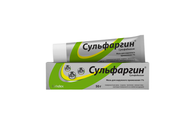 Сульфаргин 1% мазь д/нар прим 50г