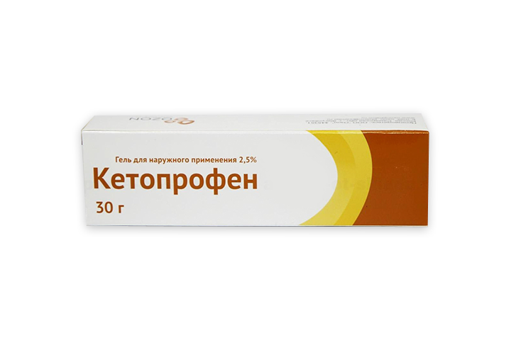 Кетопрофен 2,5% гель д/нар прим 30г