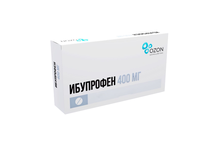 Ибупрофен 400мг табл п/пл/о №30