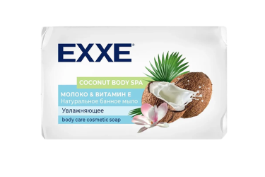 EXXE Body SPA Мыло банное Молоко/витЕ 160г бел