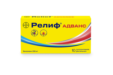 Релиф Адванс 206мг супп рект №10