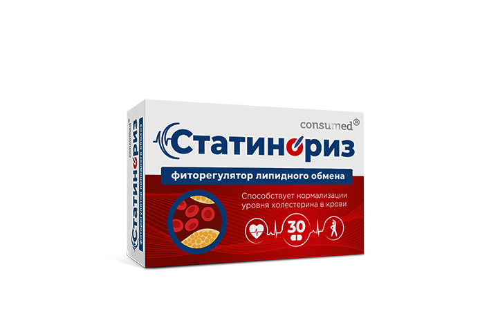 Статинориз Фиторегулятор липидного обмена табл №30 Консумед