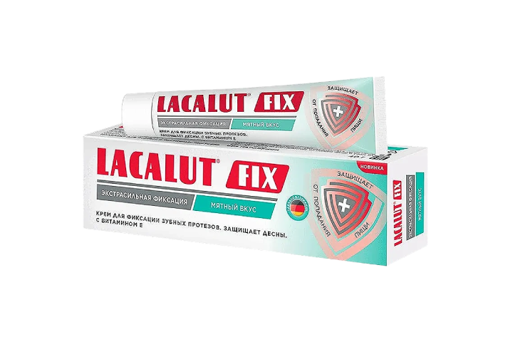 Лакалют FIX Экстрасильная фиксация Крем д/фикс зубных протезов 40г мятный