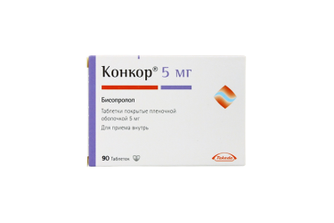 Конкор 5мг табл п/пл/о №90