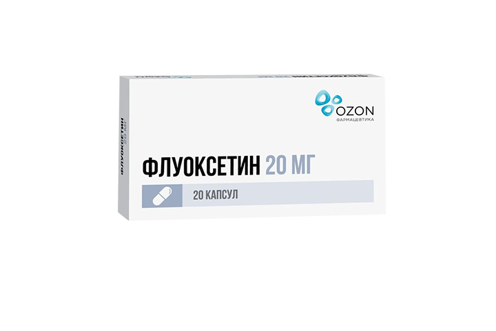 Флуоксетин 20мг капс №20