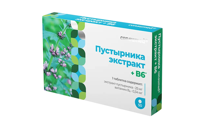Пустырника экстракт+В6 табл №50 Консумед