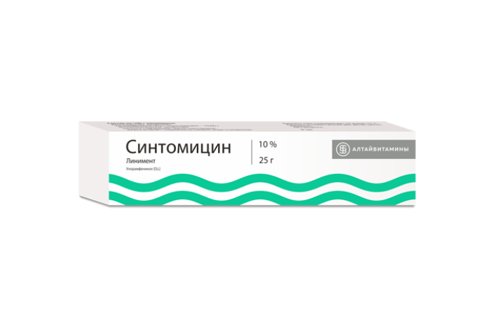 Синтомицин 10% линимент 25г