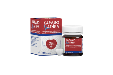 Кардиомагнил 75мг табл п/пл/о №30