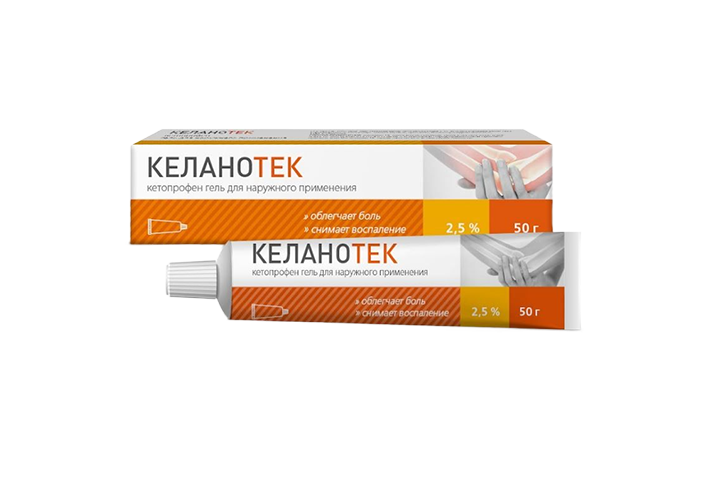 Келанотек 2,5% гель д/нар прим 50г