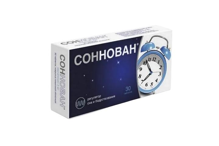Соннован 3мг табл п/пл/о №30