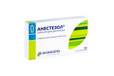 Анестезол супп рект №10