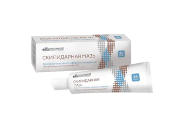 Скипидарная 20% мазь д/нар прим 25г