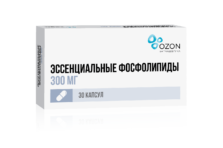 Эссенциальные фосфолипиды 300мг капс №30
