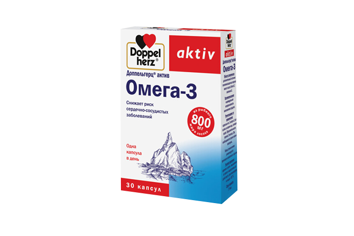 Доппельгерц Актив Омега-3 капс №30