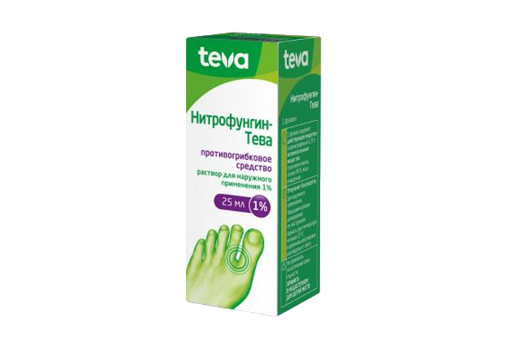 Нитрофунгин-Тева р-р д/нар прим 25мл